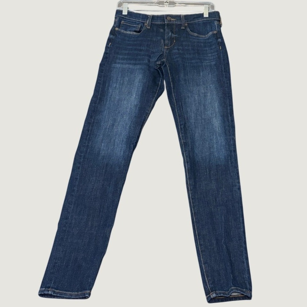 Banana Republic Premium Denim Skinny Jeans Dark Wash Size 27 Long 27L
